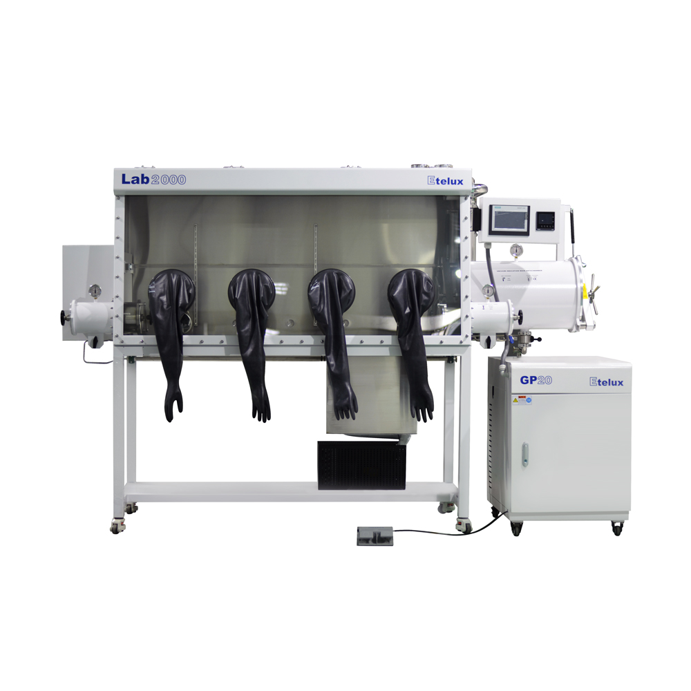 Etelux伊特克斯Lab2000厭氧真空手套箱帶冷阱加熱烘箱非標定制